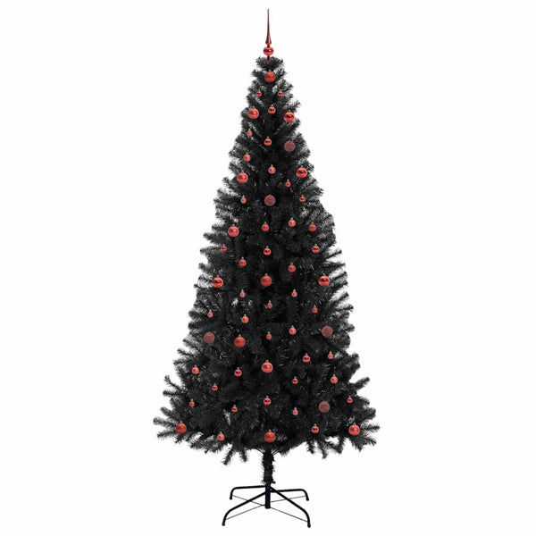 Joulukuusi Musta 240 cm Polyvinyylikloridi