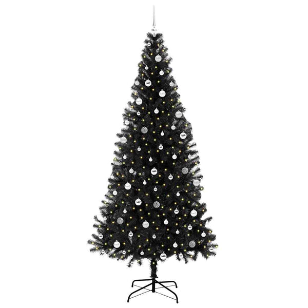 Joulukuusi Musta 240 cm Polyvinyylikloridi
