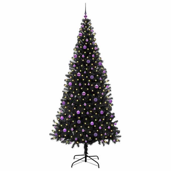 Joulukuusi Musta 240 cm Polyvinyylikloridi