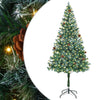 Tekojoulukuusi 300 LED-valoilla Vihreä 180 cm PVC ja teräs
