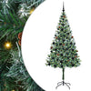 Tekojoulukuusi 300 LED-valoilla Vihreä 180 cm PVC ja teräs
