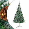Tekojoulukuusi 300 LED-valoilla Vihreä 210 cm PVC ja teräs