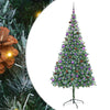 Tekojoulukuusi 300 LED-valoilla Vihreä 210 cm PVC ja teräs