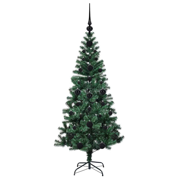 Tekokuituinen Esivalmistettu Joulukuusi Vihreä 120 cm