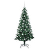 Tekokuituinen Esivalmistettu Joulukuusi Vihreä 180 cm