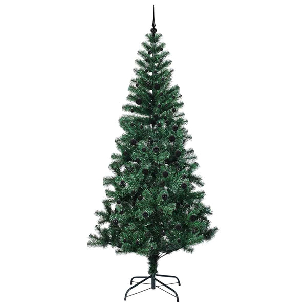 Tekokuituinen Esivalmistettu Joulukuusi Vihreä 240 cm