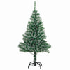 Tekoinen joulukuusi lumiflockilla ja LED-valolla 120 cm