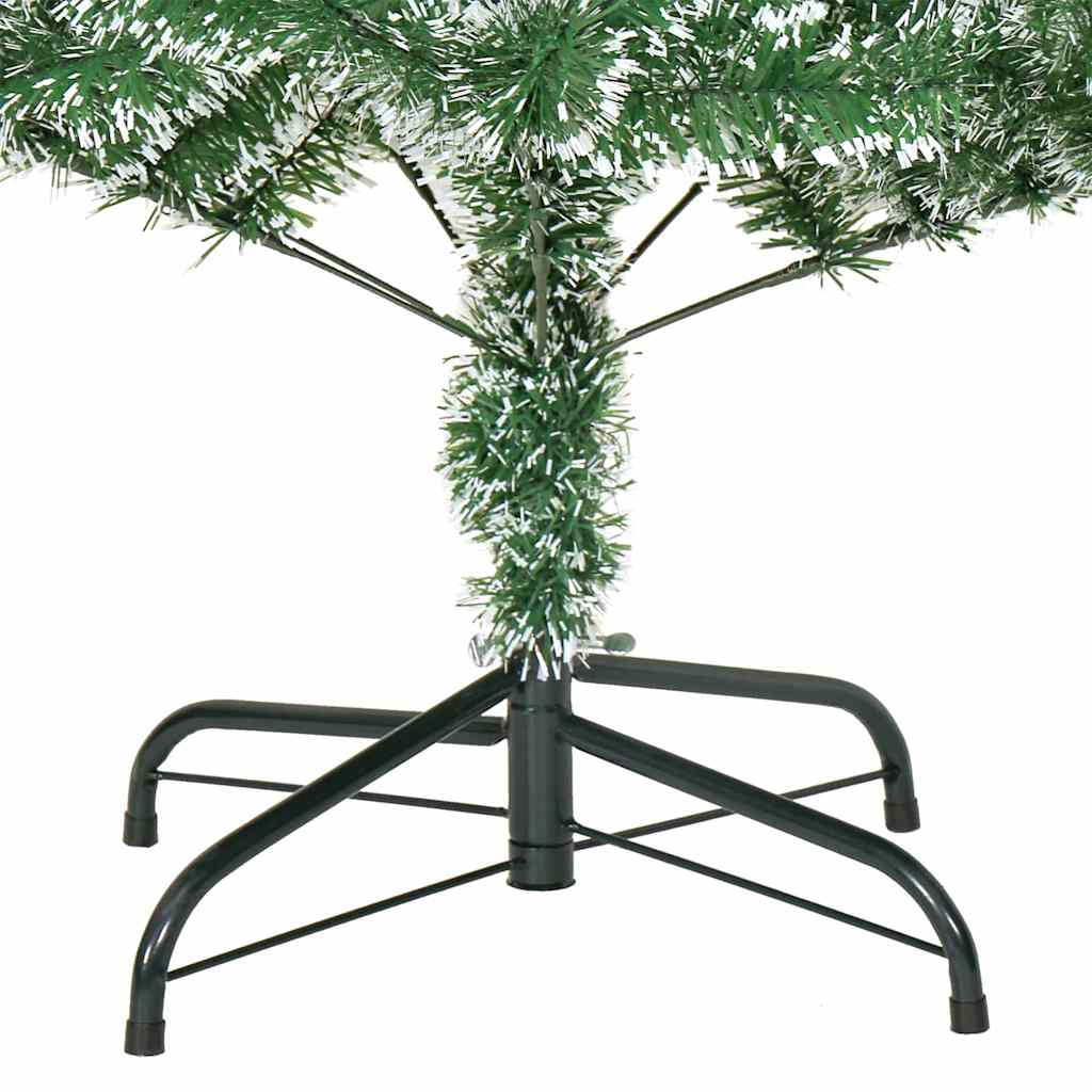 Tekoinen joulukuusi lumiflockilla ja LED-valolla 150 cm