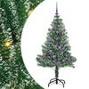 Tekoinen joulukuusi lumiflockilla ja LED-valolla 150 cm