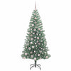Tekoinen joulukuusi lumiflockilla ja LED-valolla 180 cm
