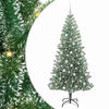 Tekoinen joulukuusi lumiflockilla ja LED-valolla 210 cm