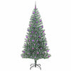 Tekoinen joulukuusi lumiflockilla ja LED-valolla 210 cm