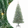 Tekoinen joulukuusi lumiflockilla ja LED-valolla 240 cm