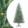 Tekoinen joulukuusi lumiflockilla ja LED-valolla 240 cm