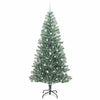 Tekoinen joulukuusi lumiflockilla ja LED-valolla 240 cm