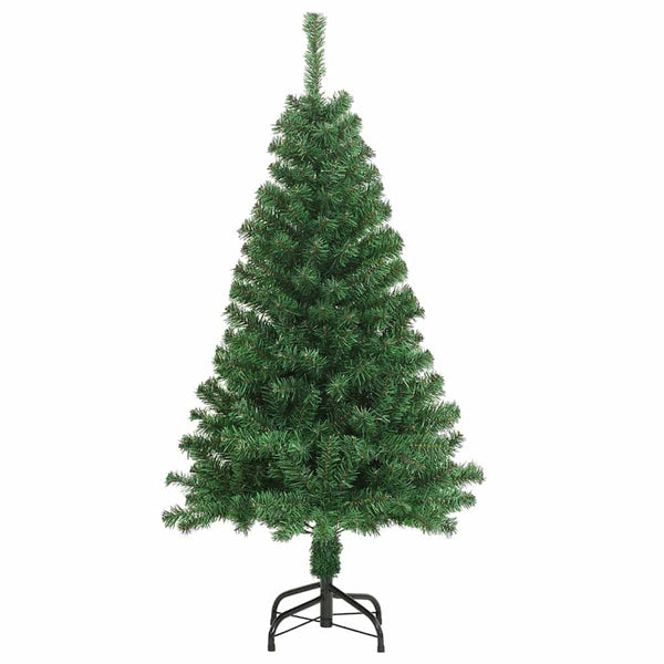 Tekojoulukuusi Vihreä 120 cm PVC:tä ja Terästä ja Muovia