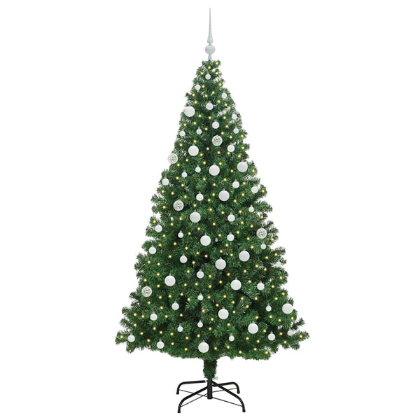 Joulukuusi LED-valoilla 180 cm 300 LEDiä Lämpimän Valkoinen