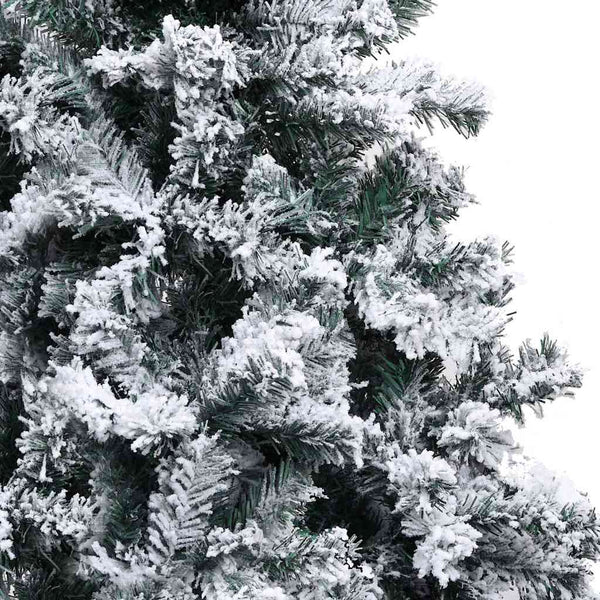 Tekojoulukuusi Valkoinen 120 cm PVC:tä ja Terästä ja Muovia