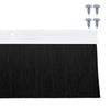 Kierteellinen oven harjasulku 100 cm 2 kpl Valkoinen