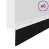 Oven harjasulku 100 cm 6 pcs kierteellinen Valkoinen