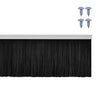 Kierteellinen 100 cm oven harjasulku 2 kpl Valkoinen