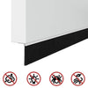 Kierteellinen 100 cm oven harjasulku 2 kpl Valkoinen