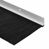 Valkoinen kierteellinen oven harjasulku 2 kpl 100 cm