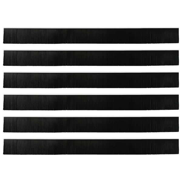 100 cm kierteellinen oven harjasulku 6 pcs Valkoinen