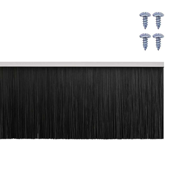 Valkoinen 100 cm kierteellinen oven harjasulku 6 pcs