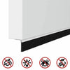 Kierteellinen harjasulku oven 100 cm Valkoinen 12 kpl