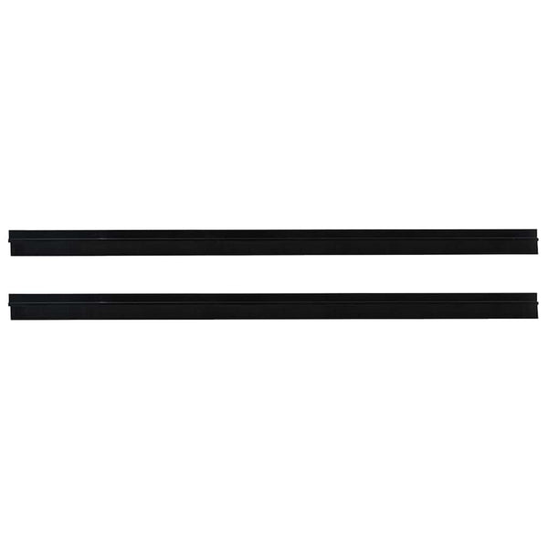 Oven harjatiivisteet 100 cm Musta 2 kpl itsekiinnittyvät