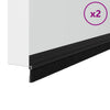 Oven harjatiivisteet 100 cm Musta 2 kpl itsekiinnittyvät