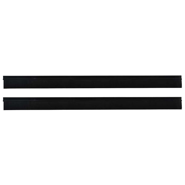 Harjatiivisteet 2 kpl Musta itsekiinnittyvät 100 cm