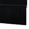 Itsekiinnittyvät 100 cm oven harjatiivisteet mustina 12 kpl