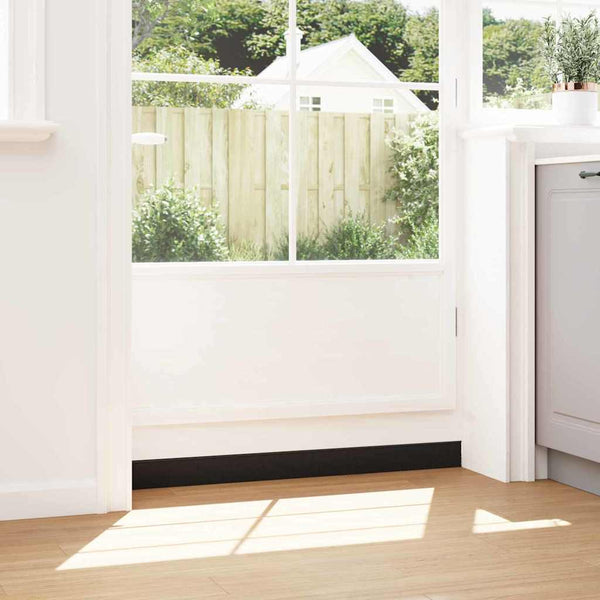 12 kpl itsekiinnittyviä oven harjatiivisteitä mustana 100 cm