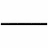 Alumiiniseos kierteellinen oven harjasulku 100 cm musta 6 pcs