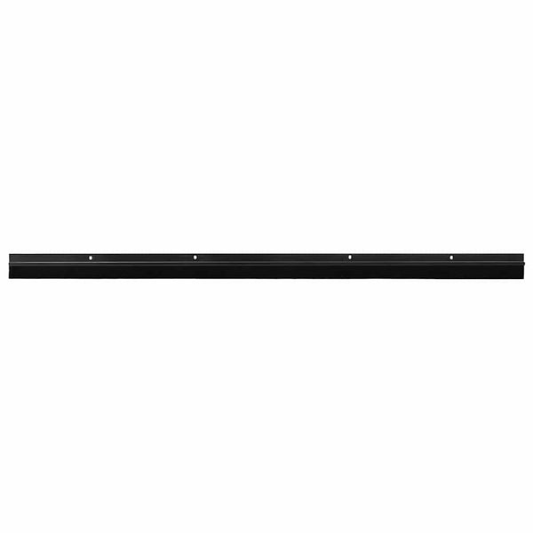 Alumiiniseos kierteellinen oven harjasulku 100 cm musta 6 pcs