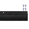 Alumiiniseos kierteellinen oven harjasulku 100 cm musta 6 pcs