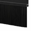Alumiiniseoksinen kierteellinen oven harjasulku 100 cm Musta 12 kpl
