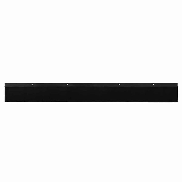 Alumiiniseoksinen kierteellinen oven harjasulku 100 cm Musta 12 kpl