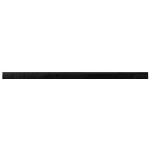 Oven harjasulku 2 pcs kierteellinen Musta 100 cm Alumiiniseos