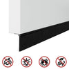 Harjasulku kierteellinen oven 2 kpl Musta 100 cm Alumiiniseos
