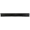 Kierteellinen oven harjasulku 100 cm mustana 6 kpl Alumiiniseos