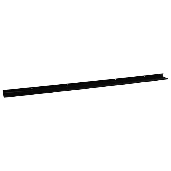 Musta kierteellinen oven harjasulku 100 cm 12 kpl Alumiiniseos