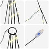LED-joulukuusi maapistokkeilla Lämpimän Valkoinen 182 cm