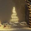 LED-joulukuusi maapistokkeilla Lämpimän Valkoinen 182 cm
