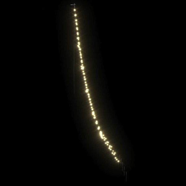 LED-joulukuusi maapistokkeilla Lämpimän Valkoinen 306 cm