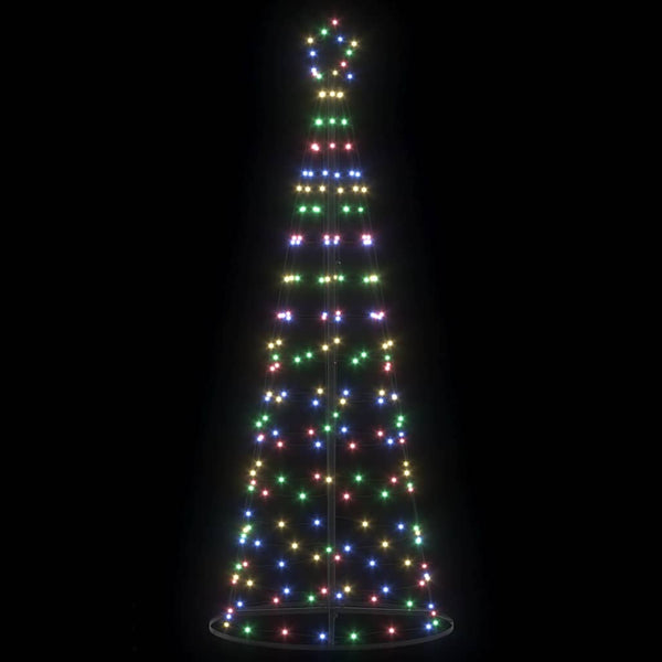 LED-joulupuu EKENAS 250 cm 390 LEDiä Monivärinen Teräs