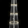 LED-joulupuu Lämpimän Valkoinen 51 x 51 x 190 cm Metalli