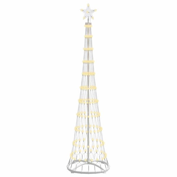 LED-joulupuu Lämpimän Valkoinen 51 x 51 x 190 cm Metalli